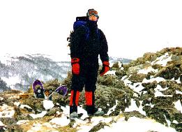 Ed on top of Bald Mt, 11,339